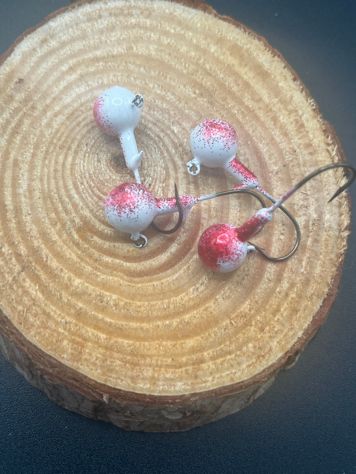 Ball Jig - White/Red Disco