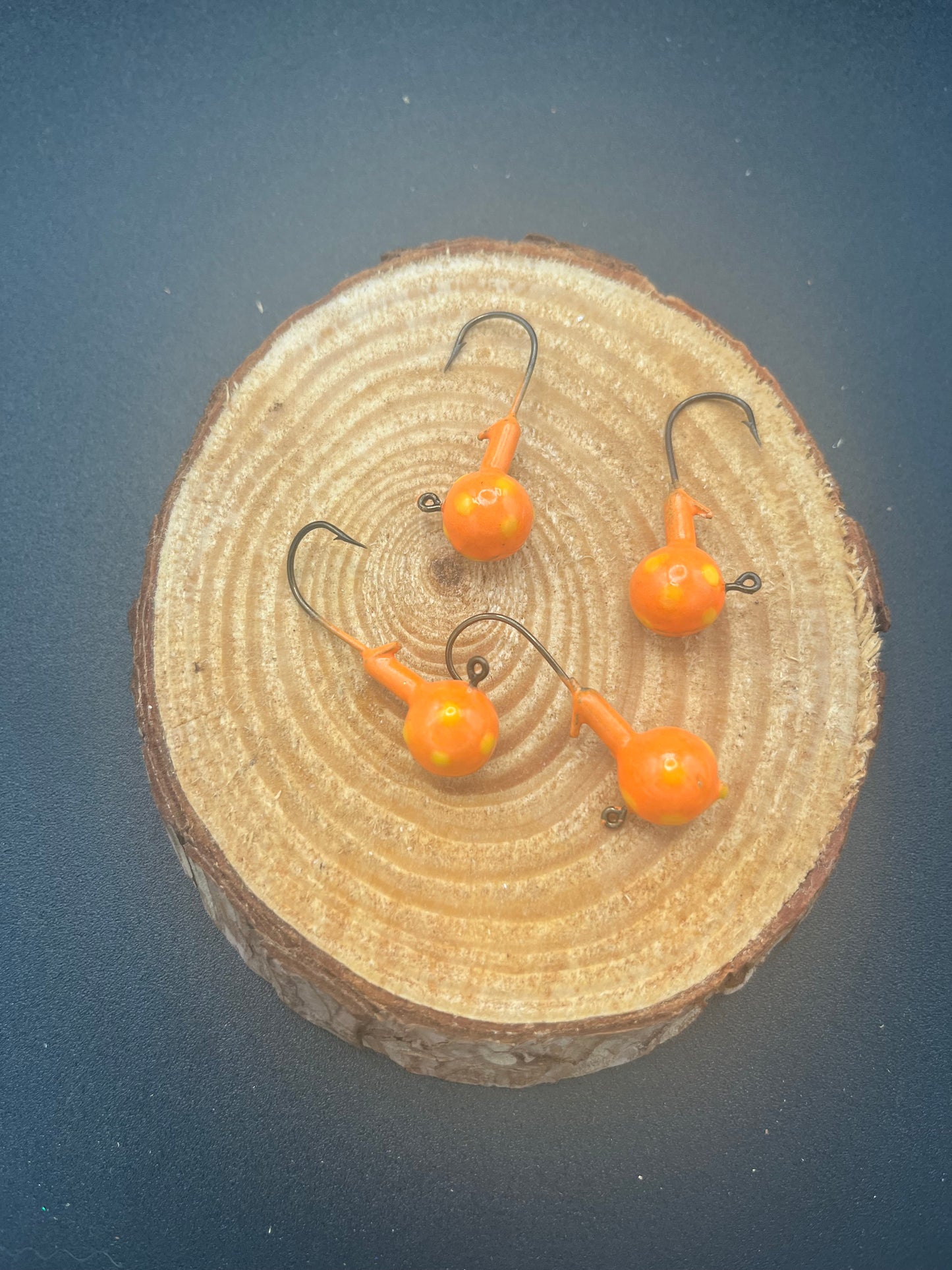 Ball Jig - Glow Orange/Glow Yellow Dot