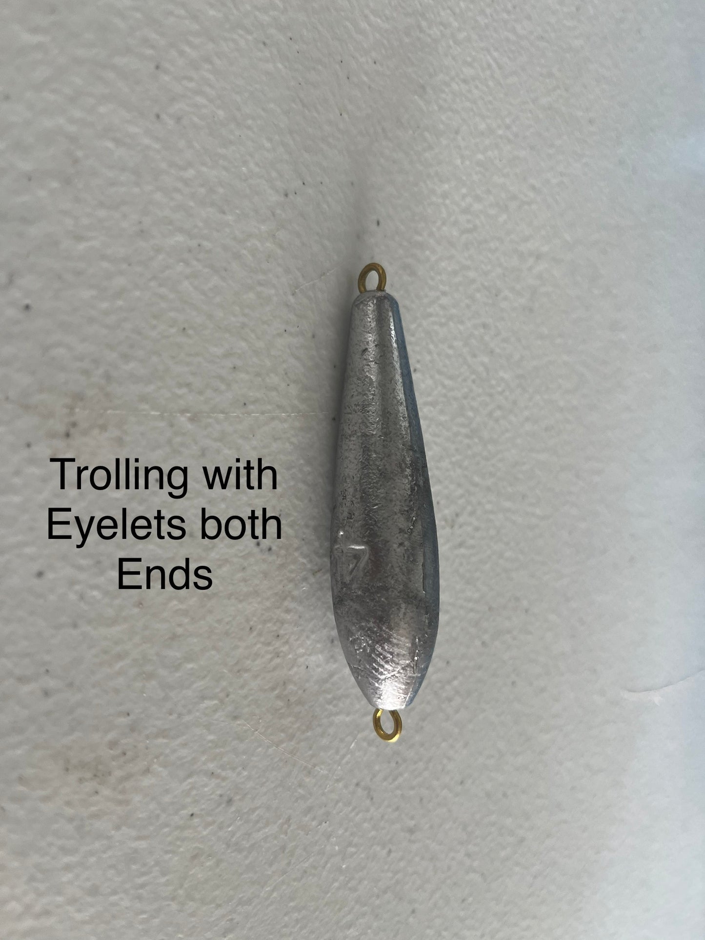 Weight Trolling w/eyelets Both Ends