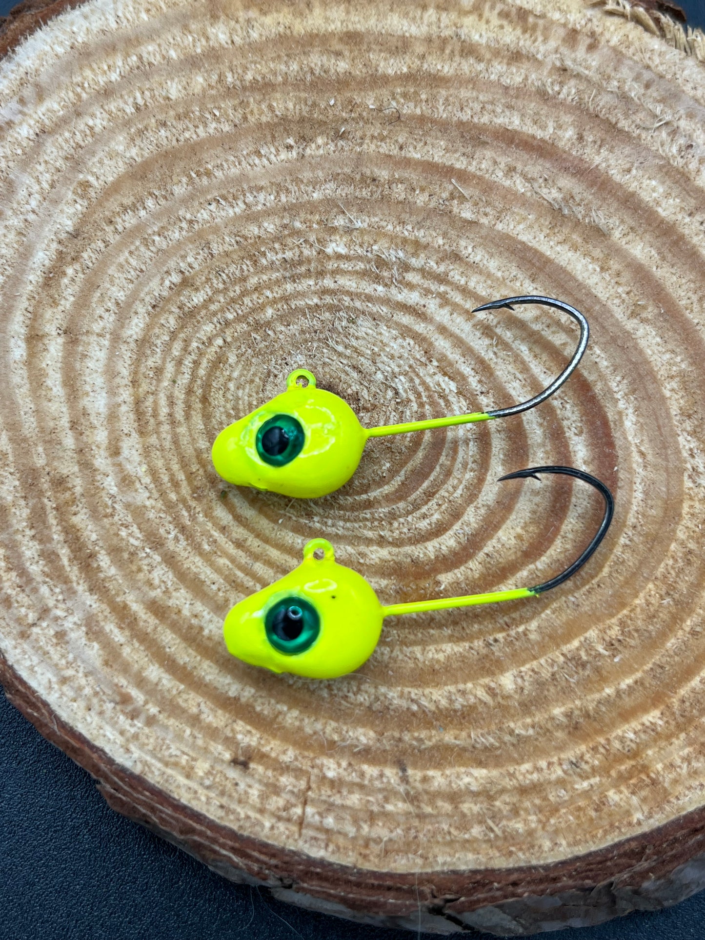 Minnow Head Jig - Chartreuse Yellow