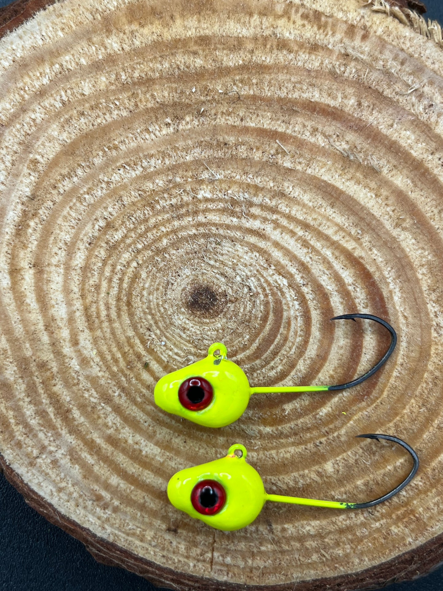 Minnow Head Jig - Chartreuse Yellow