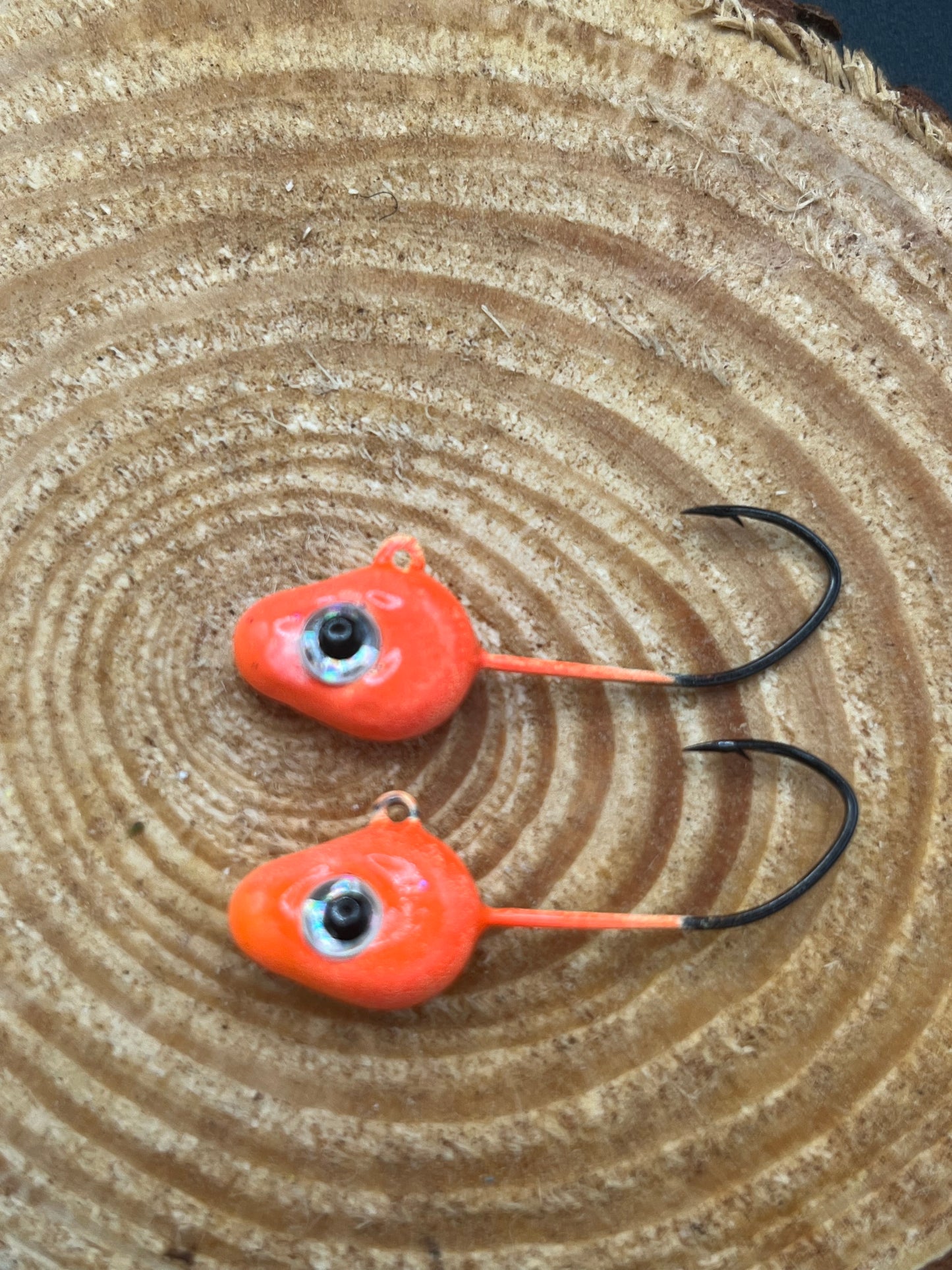 Minnow Head Jig - Blaze Orange