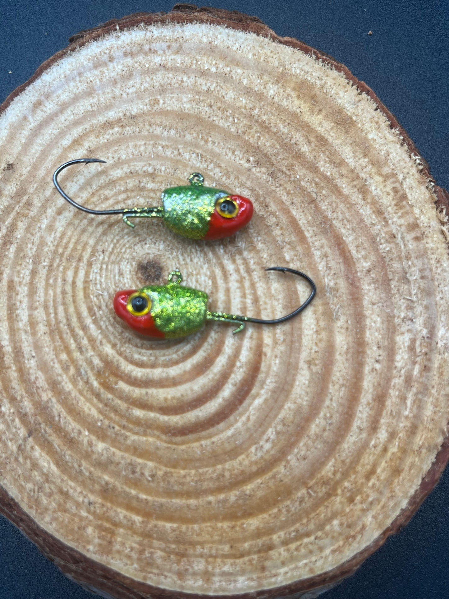 Diner Shiner Jig - Disco Lime w/Red Tip