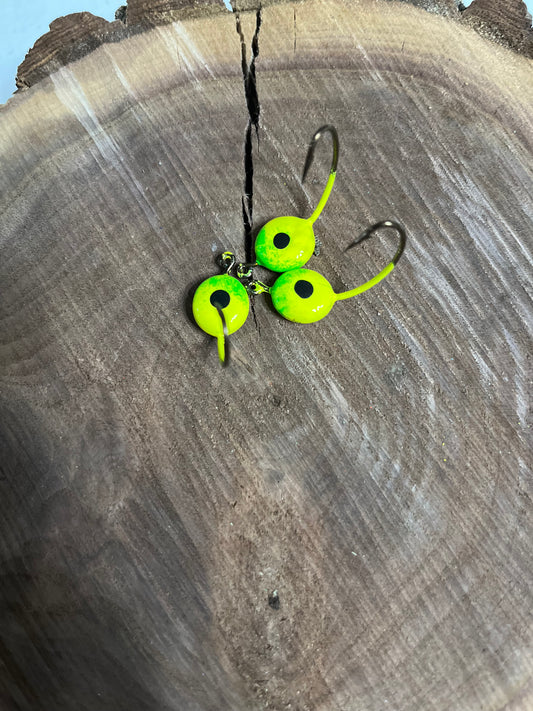 Stand Up Jigs- Chartreuse yellow/Green