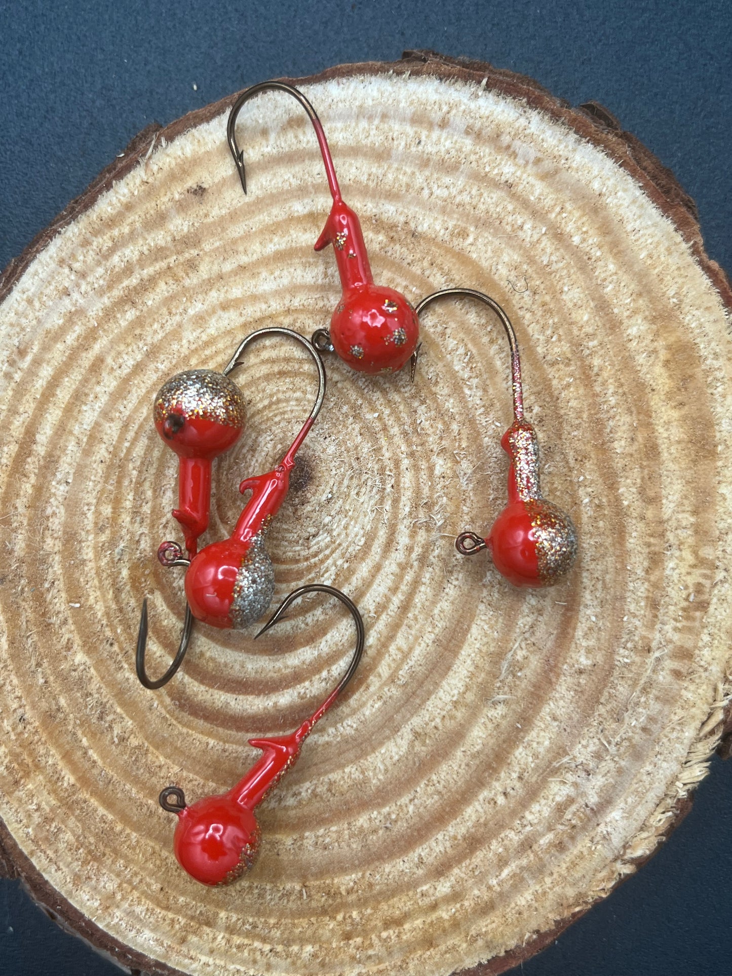 Ball Jig - Red/Disco Silver